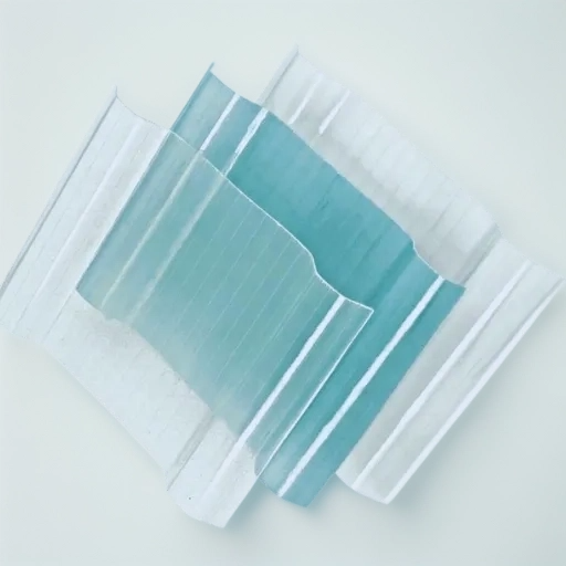 Transparente Wellacrylplatte