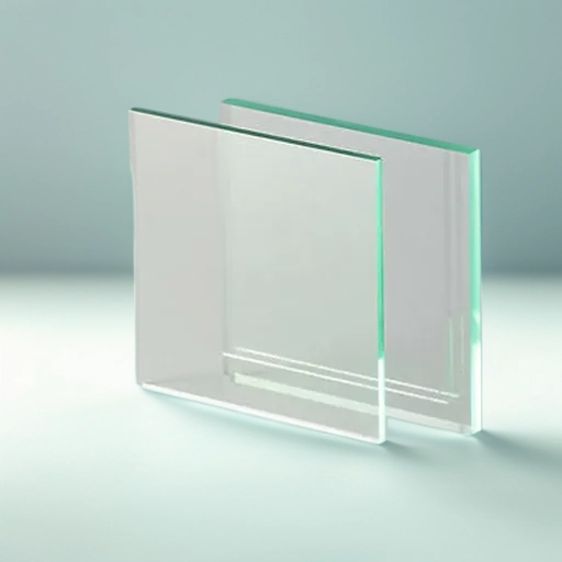 Transparente Acrylglasplatte