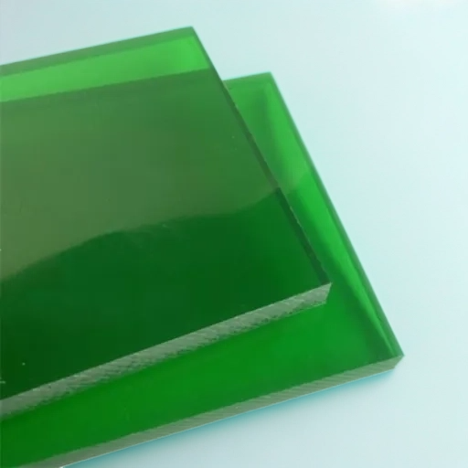 Halbtransparente Acrylplatte