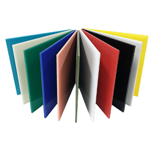 Foglio acrilico colorato