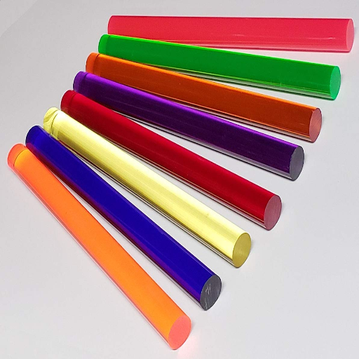 Colored Acrylic Rods