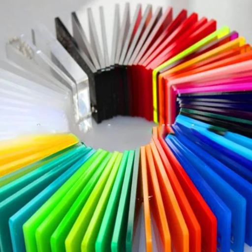 Preparación para colorear láminas acrílicas
