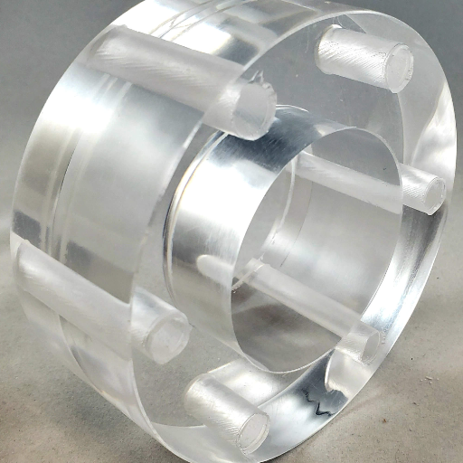 Custom acrylic sight glass for nacelle